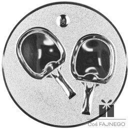 Emblemat / Tenis stołowy / Srebrny