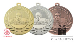 Medal odlewany CF5000H złoty/srebrny/brązowy + naklejka