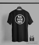 T-Shirt Radzevia logo czarny BAWEŁNA