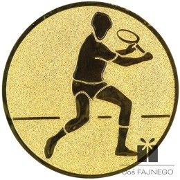 Emblemat / Tenis / Złoty