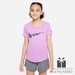 Koszulka Nike Dri-Fit girls DZ3583 532, Rozmiar: L (147-158cm)