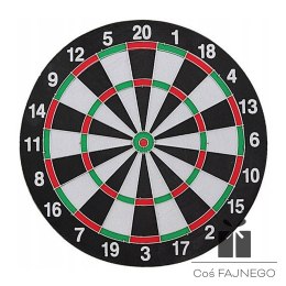 Tarcza dart sizalowa 30 cm + 6 rzutek, 0