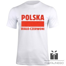 Koszulka Polska Biało-Czerwoni biały S337909, Rozmiar: L