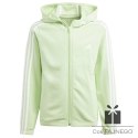 Bluza adidas 3 Stripes Full-Zip Hoodie girls IS2632, Rozmiar: 140 cm