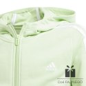 Bluza adidas 3 Stripes Full-Zip Hoodie girls IS2632, Rozmiar: 140 cm