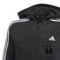 Bluza adidas Boys Essentials 3S Full-zip Hoodie GQ8900, Rozmiar: 140 cm