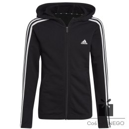 Bluza adidas Essentials 3 Stripes Full-Zip Hoodie girls IC3634, Rozmiar: 164 cm