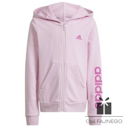 Bluza adidas Essentials Linear Full-Zip Hoodie girls IS2666, Rozmiar: 140 cm