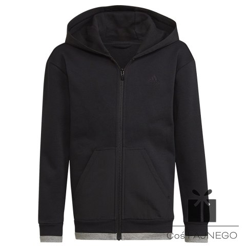 Bluza adidas Fleece Full-Zip Hoody Jr HN6182, Rozmiar: 140 cm