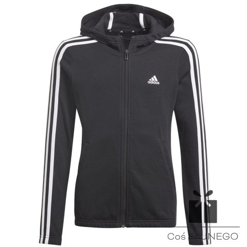 Bluza adidas Girls Essentials 3S Full-zip Hoodie GQ8356, Rozmiar: 140 cm