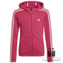 Bluza adidas Girls Essentials 3S Full-zip Hoodie HM8753, Rozmiar: 140 cm