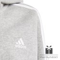 Bluza adidas 3 Stripes FL Full-Zip Hoodie IS3241, Rozmiar: 140 cm