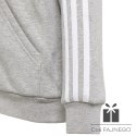 Bluza adidas 3 Stripes FL Full-Zip Hoodie IS3241, Rozmiar: 140 cm