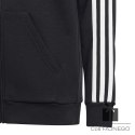 Bluza adidas 3 Stripes FL Full-Zip Hoody Jr HR6331, Rozmiar: 140 cm