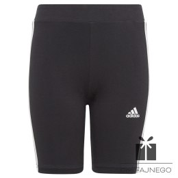 Legginsy adidas Essentials 3 Stripes Cotton Biike Tights girls Jr IC3628, Rozmiar: 140 cm