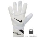 Rękawice Nike GK Match Jr FJ4862-100, Rozmiar: 8