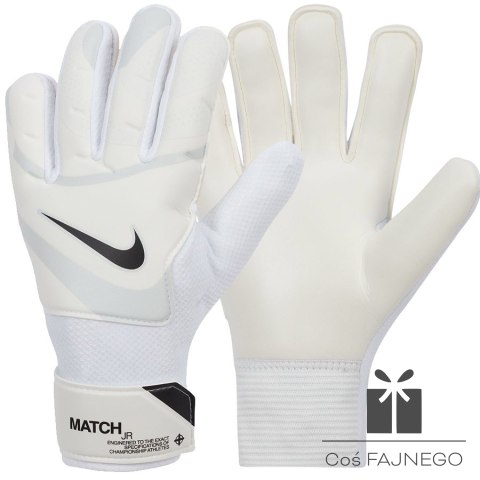 Rękawice Nike GK Match Jr FJ4864-100, Rozmiar: 5